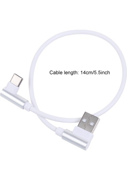 Type Kablo 90 Derece Sağ Açılı Cep Telefonu Type Kablo Hızlı Şarj Kablosu - Beyaz (Yurt Dışından) indirimleri