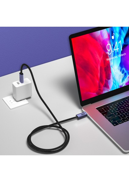 Type-C Erkek Type-C Erkek Veri Kablosu 20GBPS 100W Hızlı Şarj USB Kablosu - Siyah (Yurt Dışından) modelleri