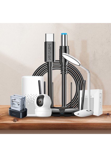 2m Type Pd Ila 9V 12V 15V 20V 20V 5.5x2.5mm Yönlendirici Dizüstü Bilgisayar Için Güç Kaynağı Kablosu - Siyah (Yurt Dışından) fiyatları