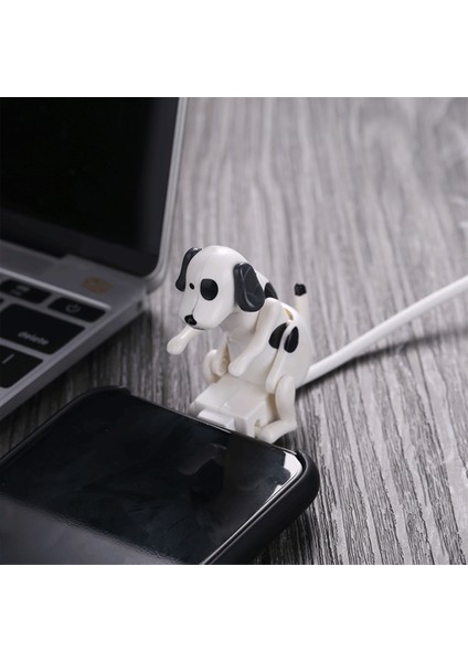 Standarttype-C Şarj Kablosu Komik Humping Dog Hızlı Şarj Cihazı Kablo Tel - Turuncu (Yurt Dışından) modelleri