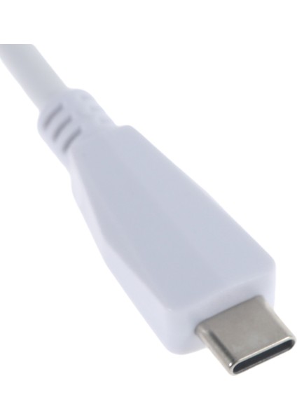 Usb-C 2.0 Gen2 Type Hızlı Şarj Extender Usb-C 2.0 Uzatma Kablosu - Beyaz (Yurt Dışından)