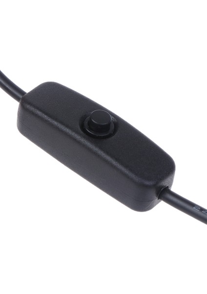 Type 5V Voltaj Adım Yukarı 12V 5.5x2.1mm Dönüştürücü Güç Kaynağı Anahtarı Kablosu - Siyah (Yurt Dışından) fırsatları