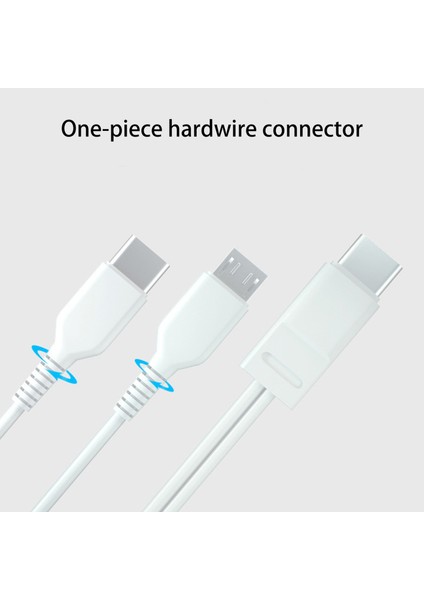 2'si 1 Arada Mikro USB C Kablo Mobilephone Şarj Cihazı Ayrıştırıcı Tel - Siyah (Yurt Dışından) modelleri