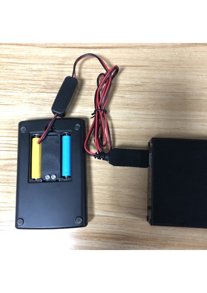USB C Ila 3V Güç Kaynağı Adaptörü Aa Pil Için 2 Adet 1.5V Aa Pil - Siyah (Yurt Dışından)