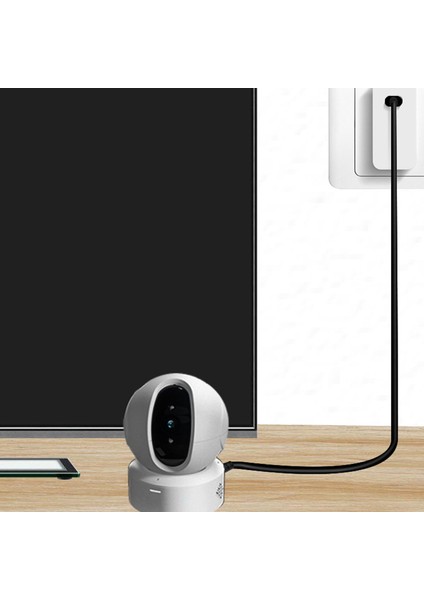 Kablosuz Yönlendirici LED Işık Fanı Için C Tip Pd Ila 9V 12V 5.5x2.1mm Güç Kablosu - Siyah (Yurt Dışından) modelleri