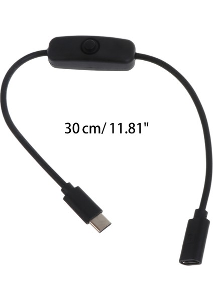 5V 4A Yüksek Akım Type Güç Kablosu Ahududu Pi Tabletler Telefon Şarjı - Siyah (Yurt Dışından) indirimleri