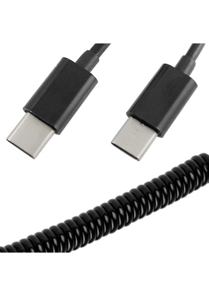 Yay Kablosu USB 3.1 Type Type Şarj Kablosu Geri Çekilebilir C Tip Veri - Siyah (Yurt Dışından) fırsatları