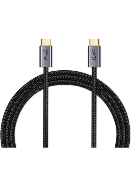 Yüksek Hızlı Veri Uzatma Kablosu 20V 40GBPS Veri Kablo Tipi C USB Şarj - Siyah (Yurt Dışından)