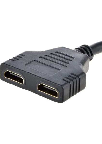 2in1 HDMI Kablo Çoklayıcı (Hdtv Splitter) Tv, Pc, Ps Uyumlu ENF-4029 Giriş Çoklayıcı Siyah