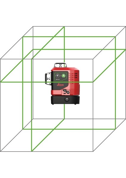 leıca Lıno L6G 3 Eksen 360 Derece Çapraz Çizgili Şarjlı Yeşil Lazer Terazi