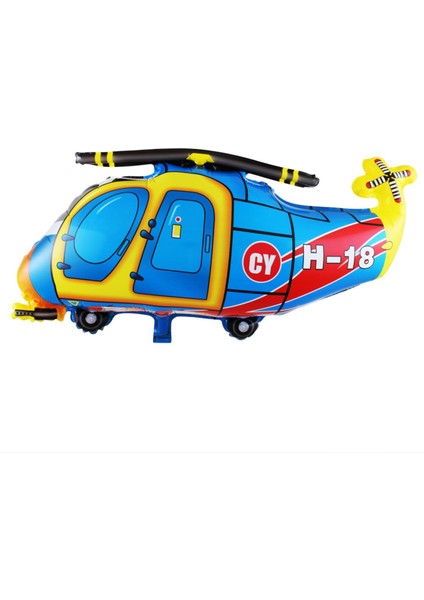 Parti Vitrini Helikopter Folyo Balon 60 cm