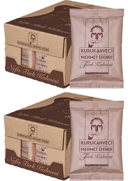 Türk Kahvesi 100 gr 50'li Set (2 Koli x 25)