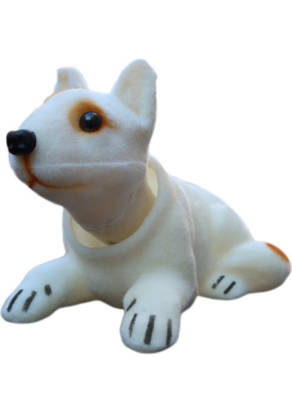 Araba Oyuncak Bebek Köpek Araba Iç Dekorasyon Sevimli Süsleme - Beyaz (Yurt Dışından)
