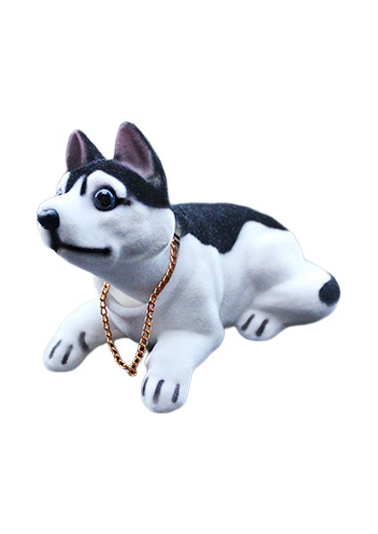 Araba Oyuncak Bebek Köpek Araba Iç Dekorasyon Sevimli Süsleme - Beyaz (Yurt Dışından)