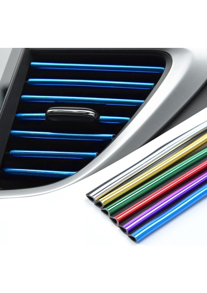 10 Adet Araba Klima Çıkışı Dekoratif Kenar Köşe Koruyucu - Sarı (Yurt Dışından) fiyatları