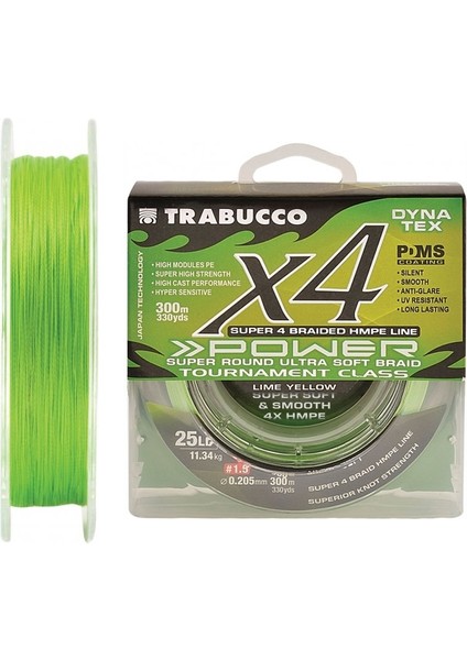 Dyna Tex X4 Pro Uv Lime Yellow 150M Ip Misina