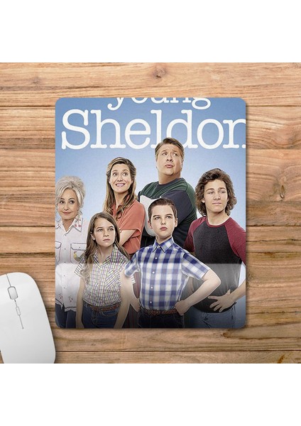 Young Sheldon Bilek Destekli Mousepad Model - 2