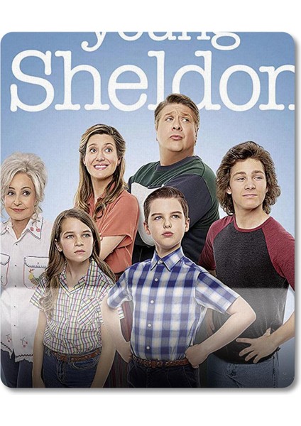 Young Sheldon Bilek Destekli Mousepad Model - 2