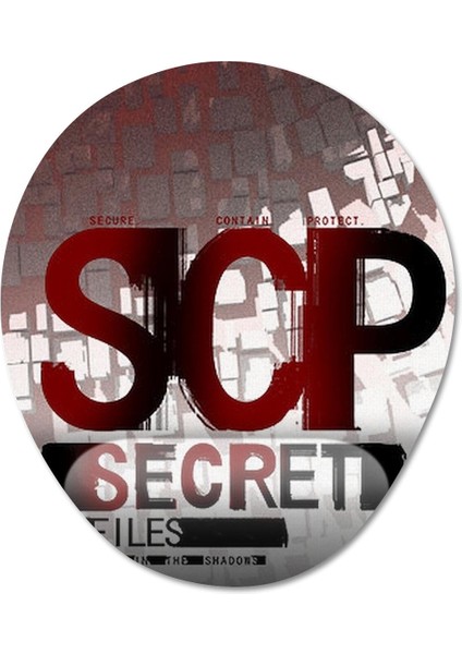 Scp: Secret Files Bilek Destekli Mousepad Model - 1 Oval