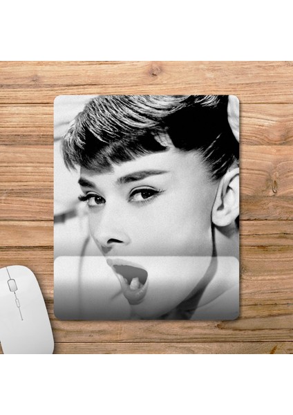 Audrey Hepburn Bilek Destekli Mousepad Model - 2