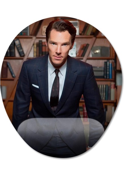 Benedict Cumberbatch Bilek Destekli Mousepad Model - 2 Oval