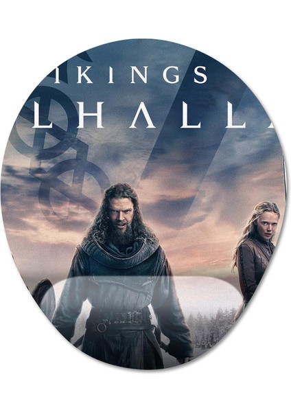 Vikings: Valhalla Bilek Destekli Mousepad Model - 1 Oval