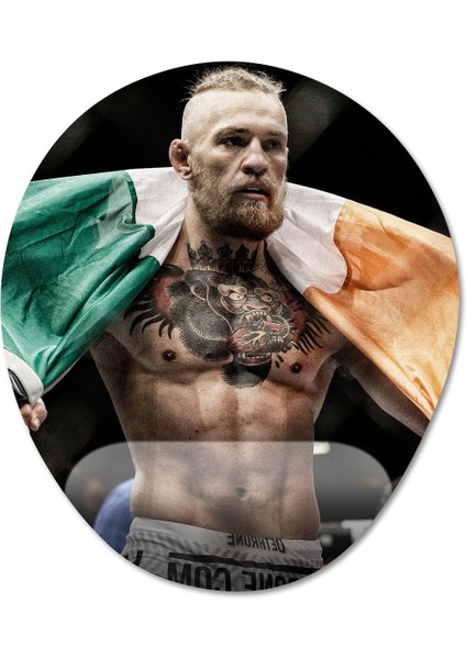 Conor Mcgregor Bilek Destekli Mousepad Model - 1 Oval
