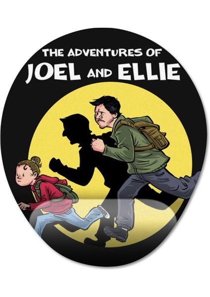The Last Of Us Dizi - Joel & Ellie Bilek Destekli Mousepad Model - 1 Oval