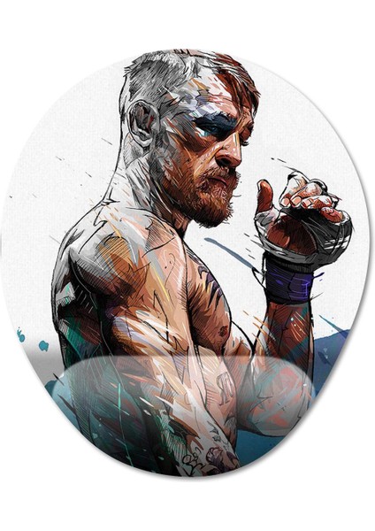 Conor Mcgregor Bilek Destekli Mousepad Model - 2 Oval fiyatları