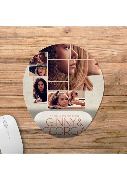 Ginny & Georgia Bilek Destekli Mousepad Model - 1 Oval