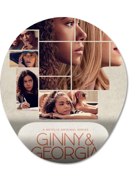 Ginny & Georgia Bilek Destekli Mousepad Model - 1 Oval