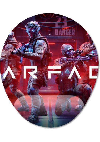 Warface Bilek Destekli Mousepad Model - 1 Oval fiyatları