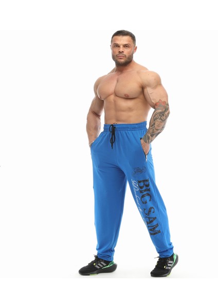 Loose Fit Erkek Eşofman Altı Fermuarlı Gym Pantolon Big Sam PNT1369