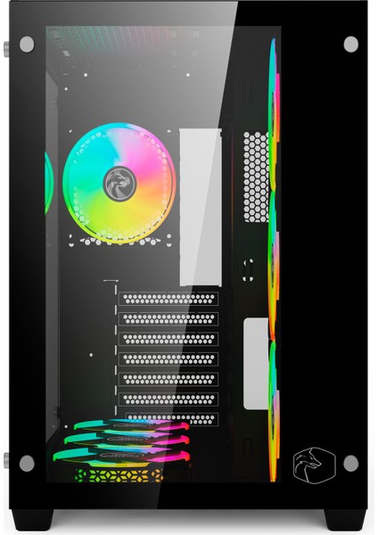 Archon S 7 Adet Argb Fanlı Gamıng Oyuncu Bilgisayar Kasası modelleri