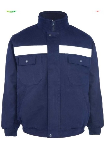 Iş Takımı 7/7 Gabardin Pamuk Kapitoneli Reflektörlü Lacivert fiyatları