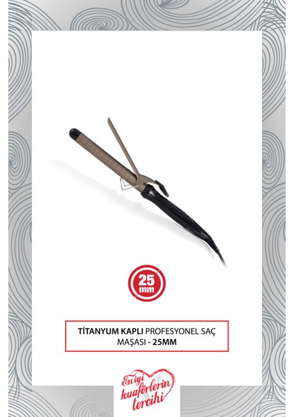 Titanyum Kaplı Profesyonel Saç Maşası 25MM Isıya Dayanıklı Eldivenli EPS319 fırsatları