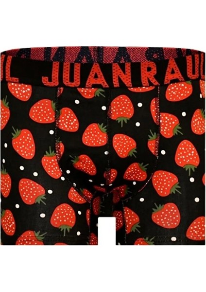 Store 4'lü Desenli Renkli Erkek Boxer