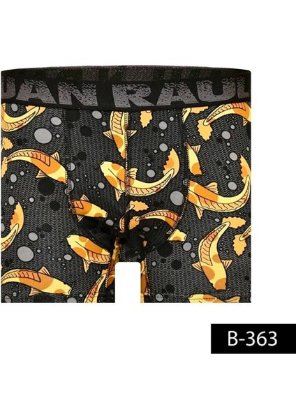 Store 4'lü Desenli Renkli Erkek Boxer