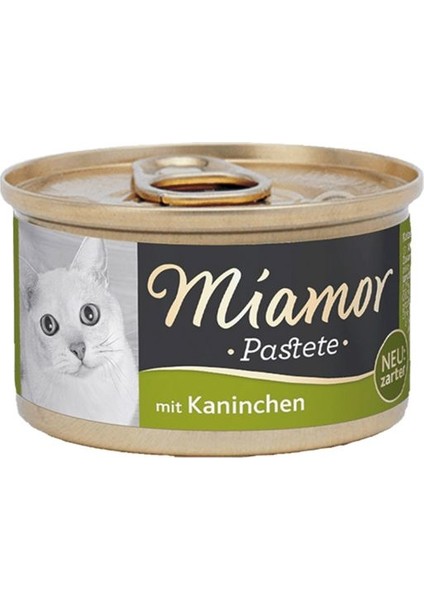 6 Adet Miamor Pastete Tavşanli Kedi Konservesi 85 G