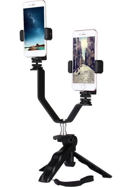 Akıllı Telefon Canlı Yayın Braketi Kavrama Katlanır Tripod Kitleri (Yurt Dışından)