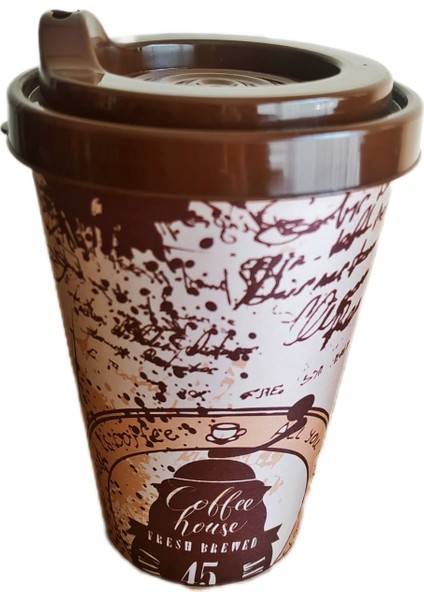 2 Adet Plastik Kahve Bardağı Coffee Cup