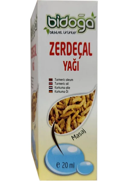 Bitkisel Ürünler Zerdeçal Yağı 20  ml