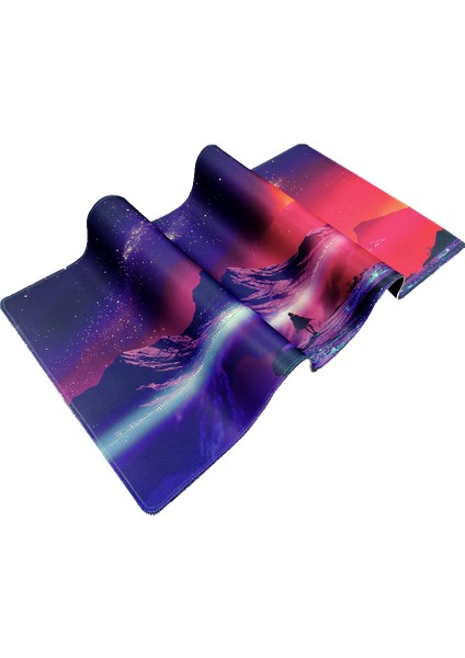 Pro 90x40 Cm Xxl Gaming Oyuncu Mouse pad MousePad Purple Sun