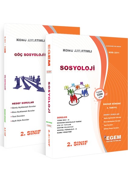 2. Sınıf Sosyoloji Konu Anlatımlı Soru Bankası Bahar Dönemi(4. Yarıyıl)