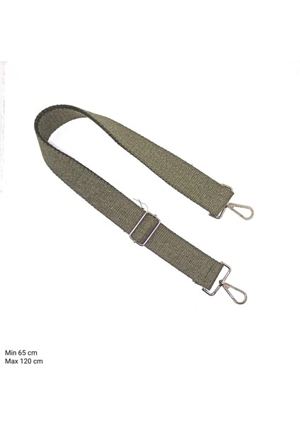 Inci Tuhafiye Vintage Kumaş Ayarlanabilir Çanta Sapı Kancalı (MIN:65CM & MAX:120CM)