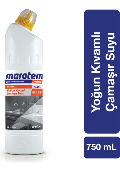 M224 Yoğun Kıvamlı Çamaşır Suyu 750 ml