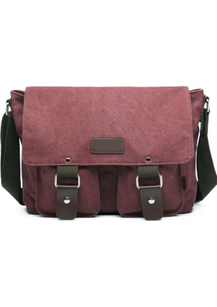 Erkekler Omuz Crossbody Çanta Vintage Tuval Cep Telefonu Için Günlük Para Seyahat Yeni (Yurt Dışından)