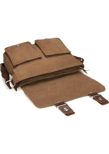 Erkekler Omuz Crossbody Çanta Vintage Tuval Cep Telefonu Için Günlük Para Seyahat Yeni (Yurt Dışından)