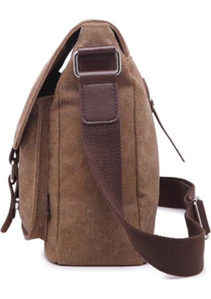 Erkekler Omuz Crossbody Çanta Vintage Tuval Cep Telefonu Için Günlük Para Seyahat Yeni (Yurt Dışından)