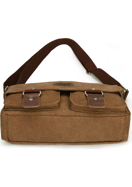 Erkekler Omuz Crossbody Çanta Vintage Tuval Cep Telefonu Için Günlük Para Seyahat Yeni (Yurt Dışından)
